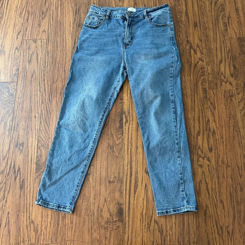 Cotton On Blue Straight Leg Jeans